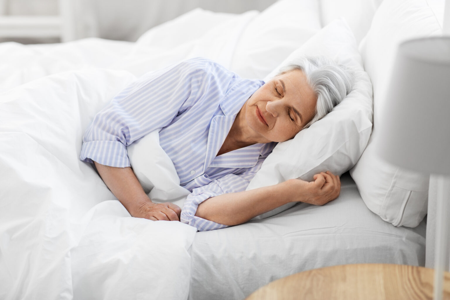 Old,Age,And,People,Concept,-,Senior,Woman,Sleeping,In